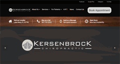 Desktop Screenshot of kersenbrockchiropractic.com